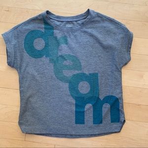 Athleta girls cropped top